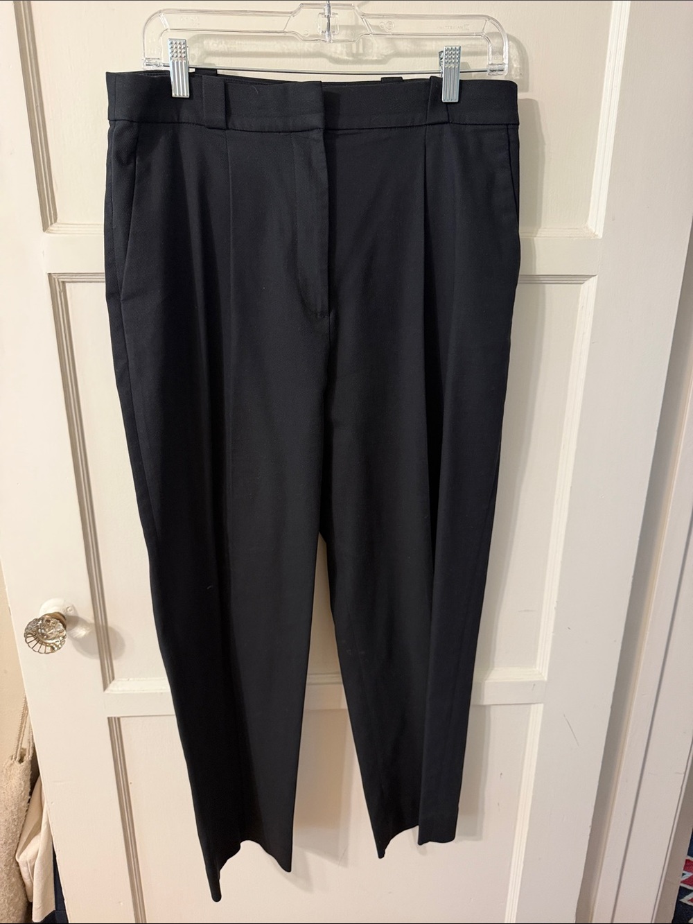 & Other Stories Black Tailored High-Rise Trousers